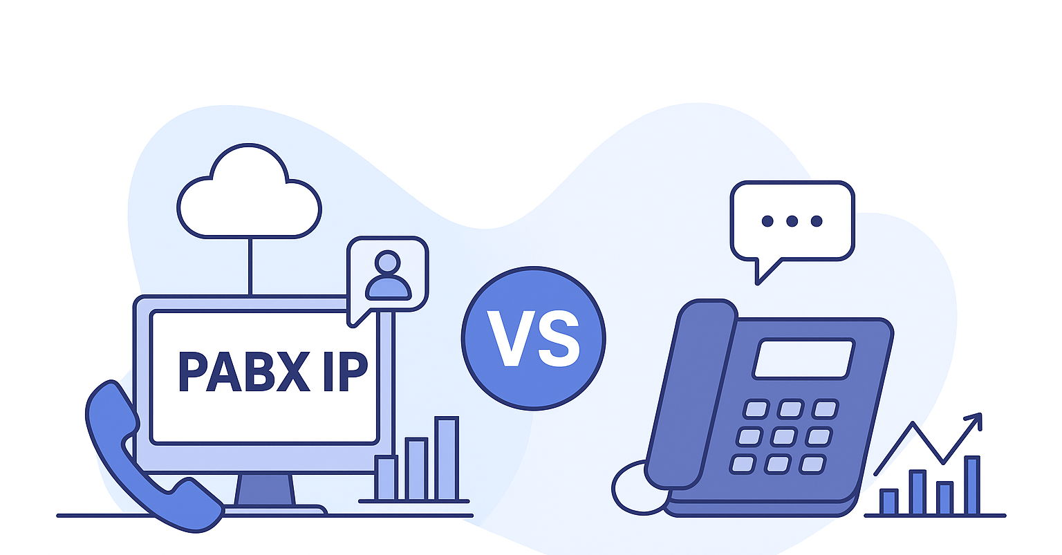 PABX IP vs. telefonia tradicional: o que muda na prática para sua operação
