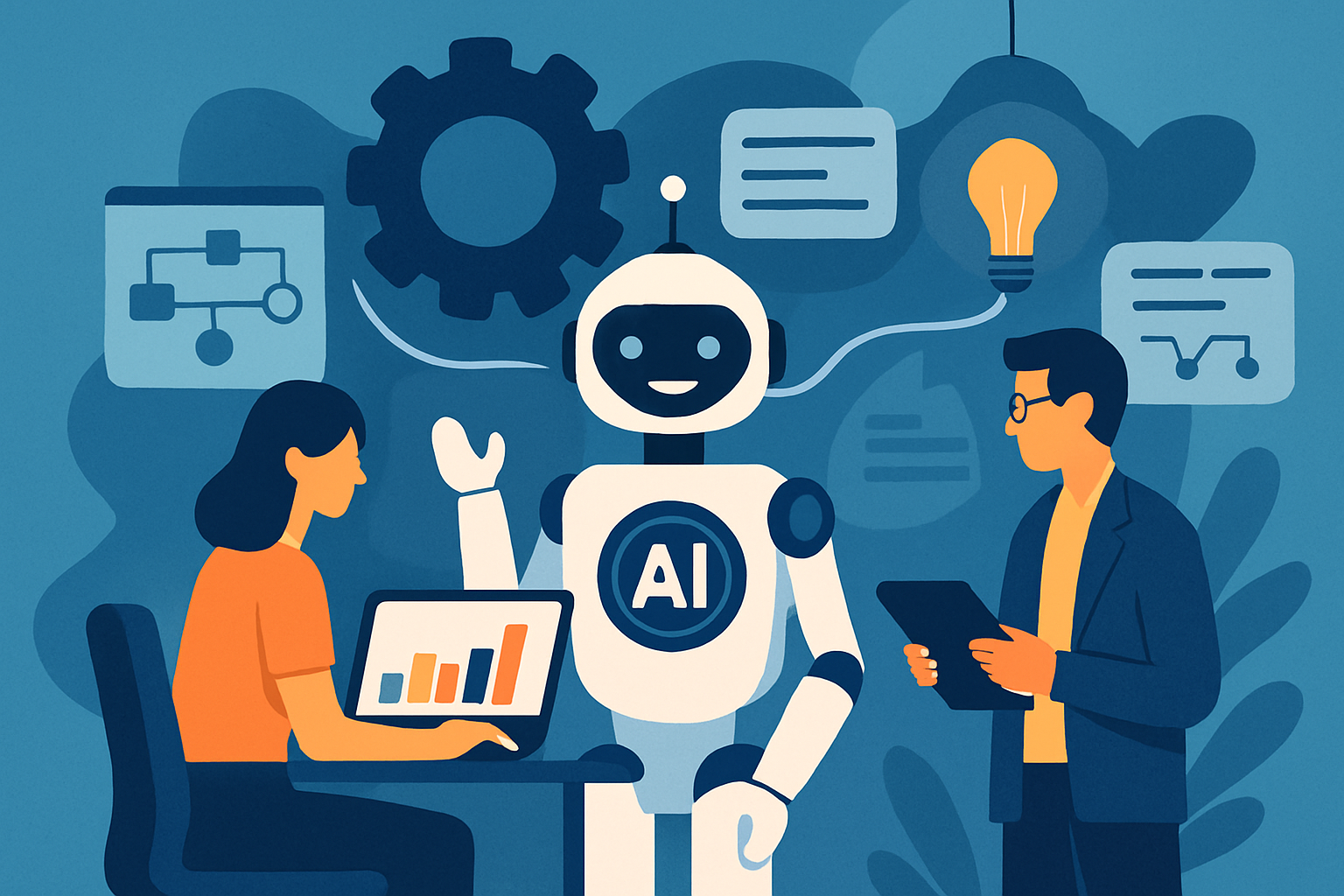 O Futuro do Trabalho: Como a IA e a automação estão redefinindo as funções nas empresas.