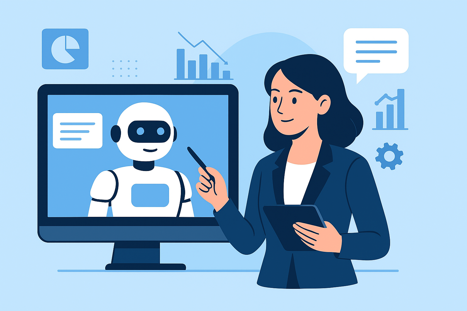 O futuro do trabalho: como a IA está redesenhando funções empresariais