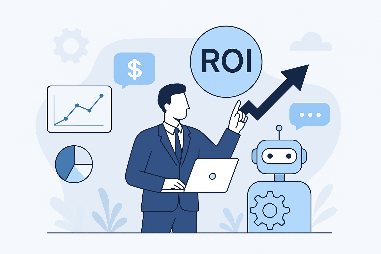Como medir o ROI de projetos de IA e automação empresarial