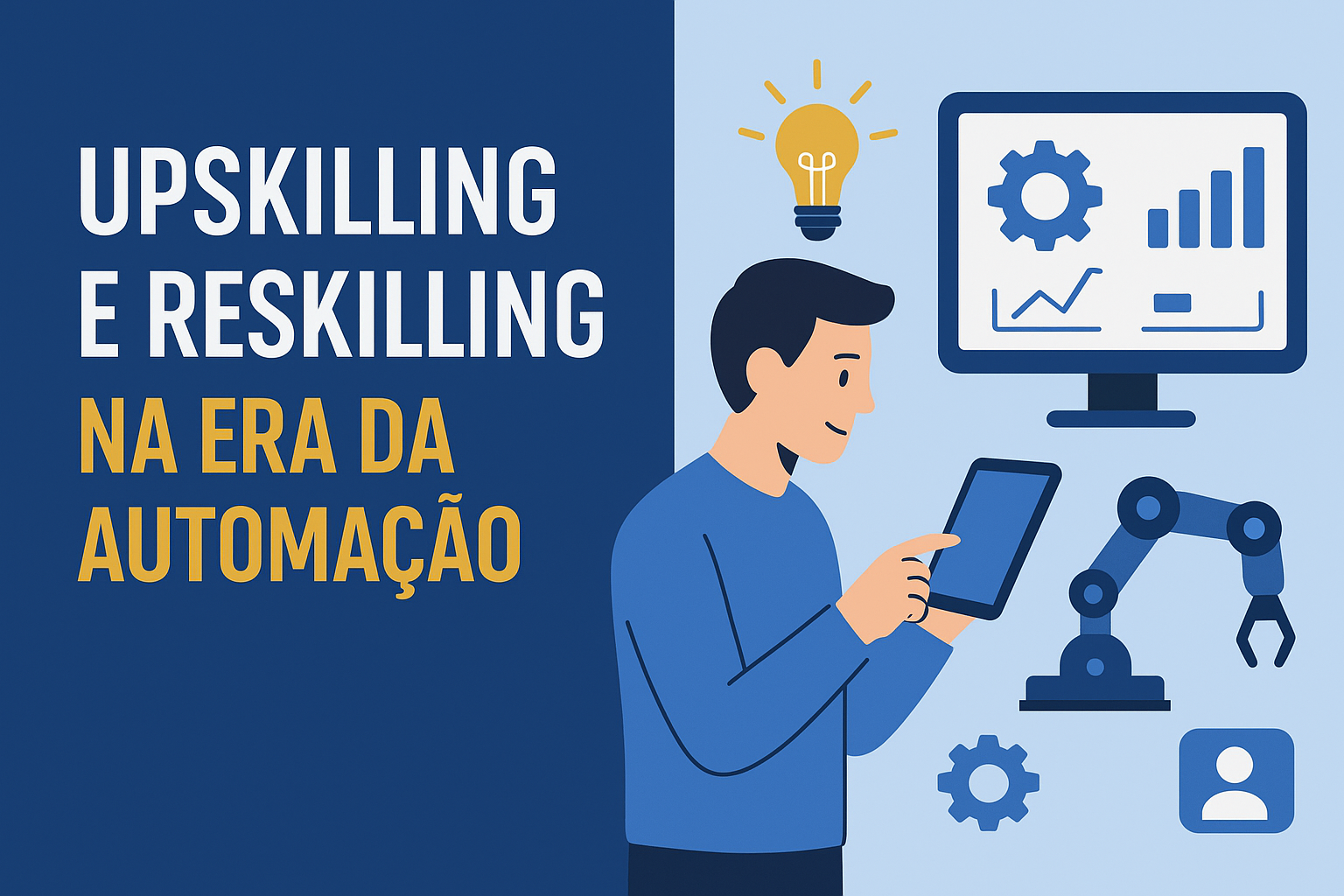 Upskilling e reskilling: como preparar sua equipe para a era da automação