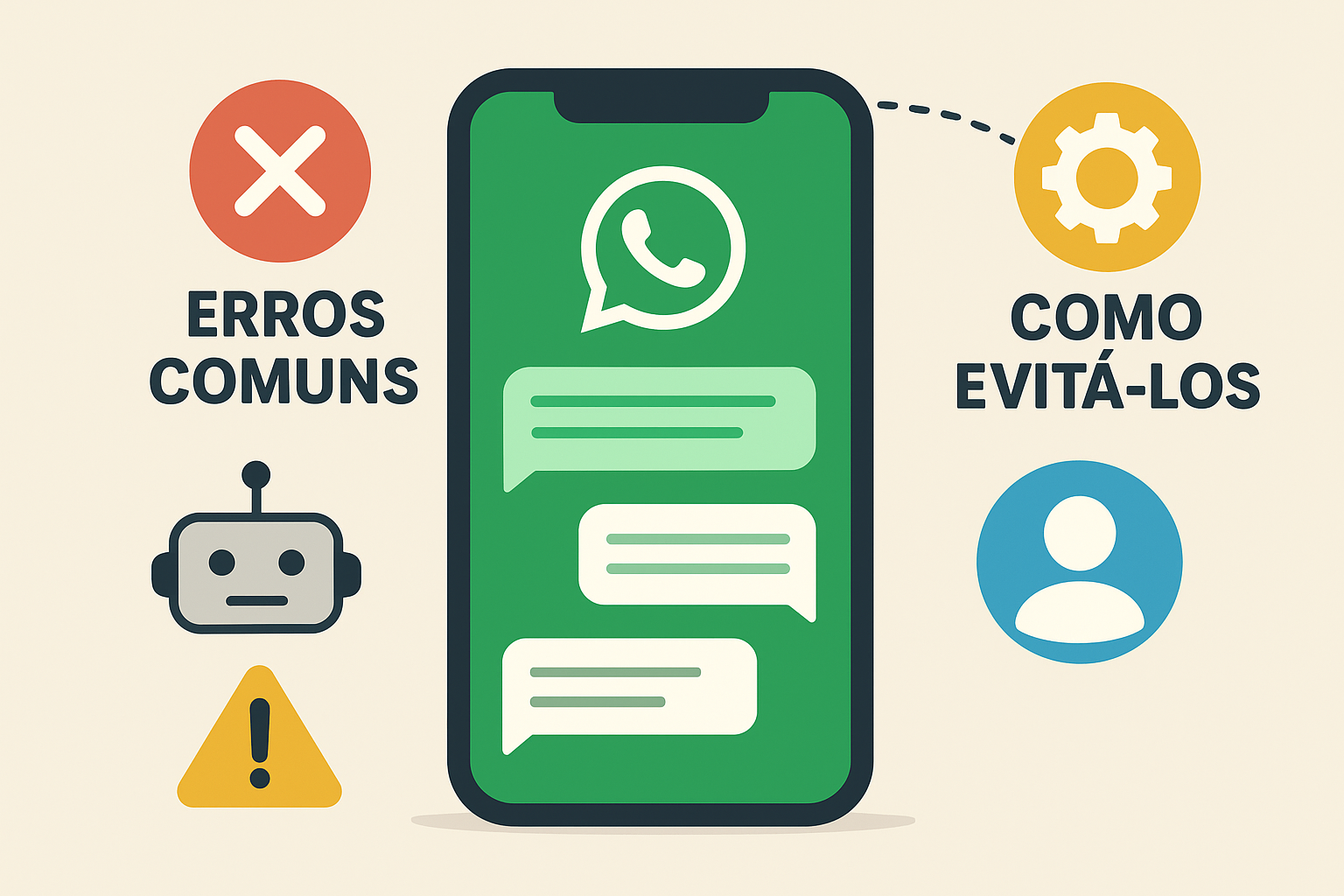 Principais erros ao automatizar o WhatsApp e como evitá-los