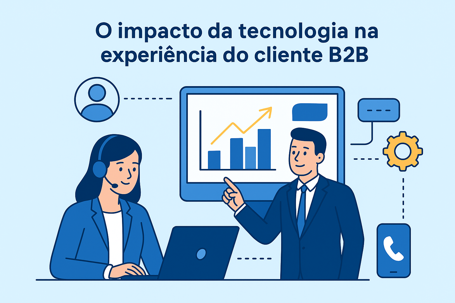 O impacto da tecnologia na experiência do cliente B2B