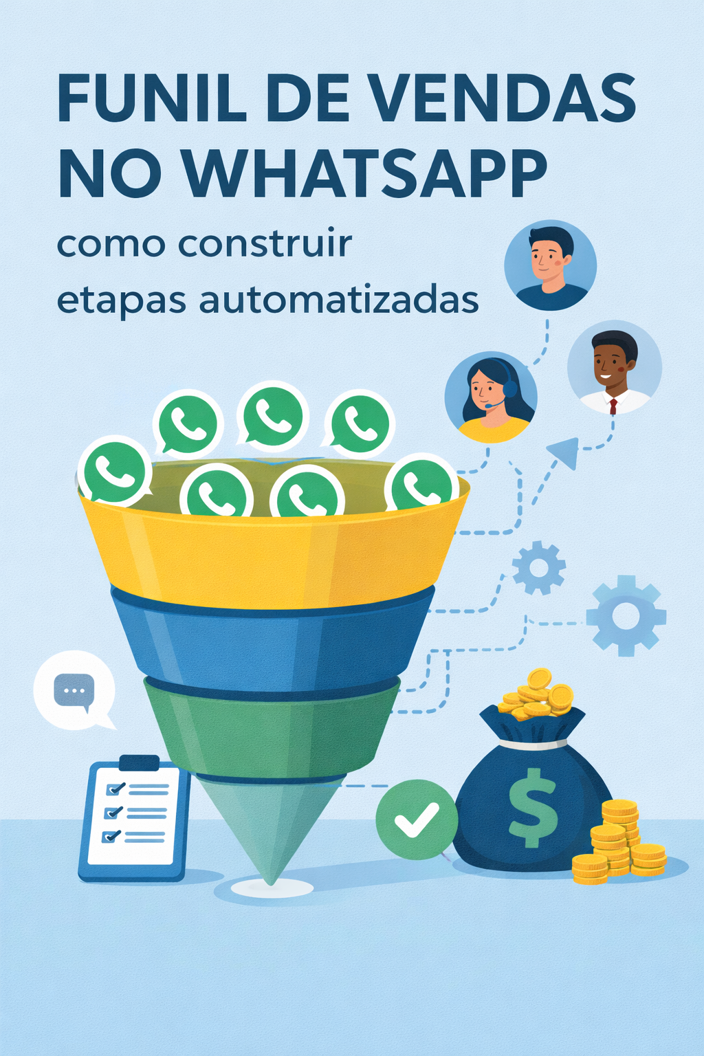 Funil de vendas no WhatsApp: como construir etapas automatizadas