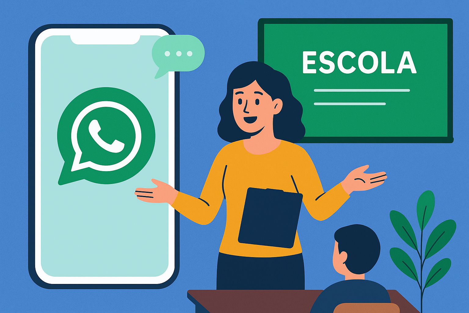 WhatsApp automatizado para escolas