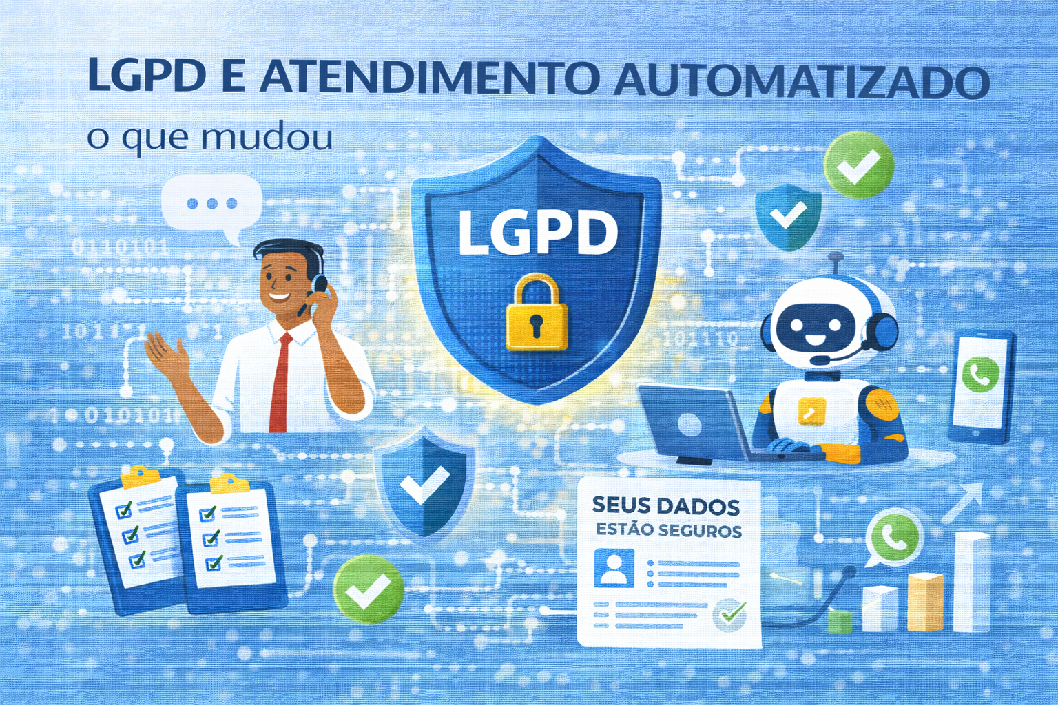 LGPD e atendimento automatizado: o que mudou