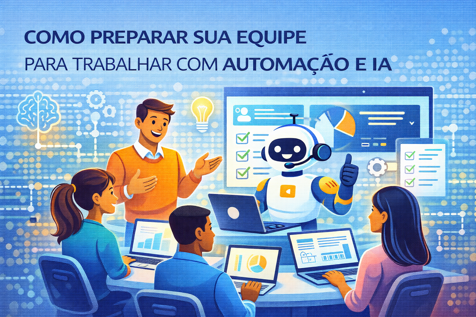 Como preparar sua equipe para trabalhar com automação e IA
