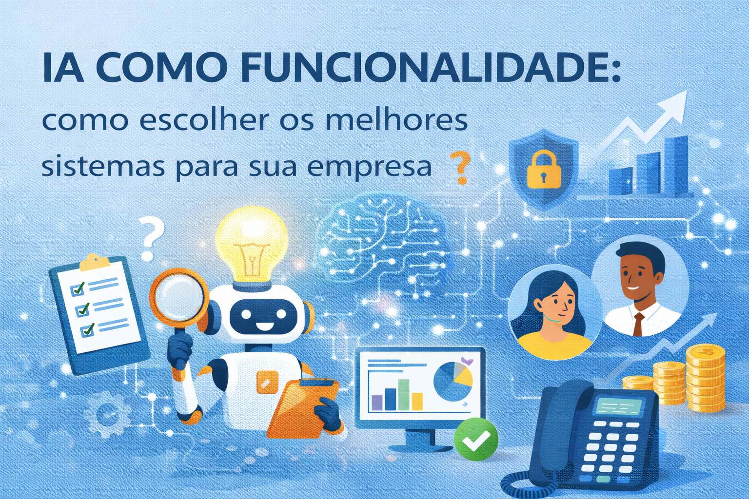 IA como funcionalidade: como escolher os melhores sistemas para sua empresa
