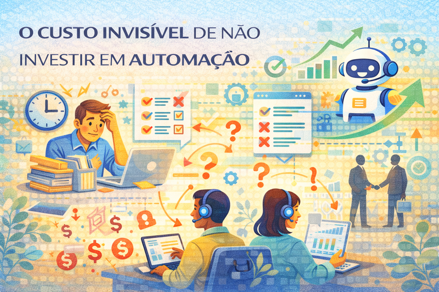 O custo invisível de não investir em automação