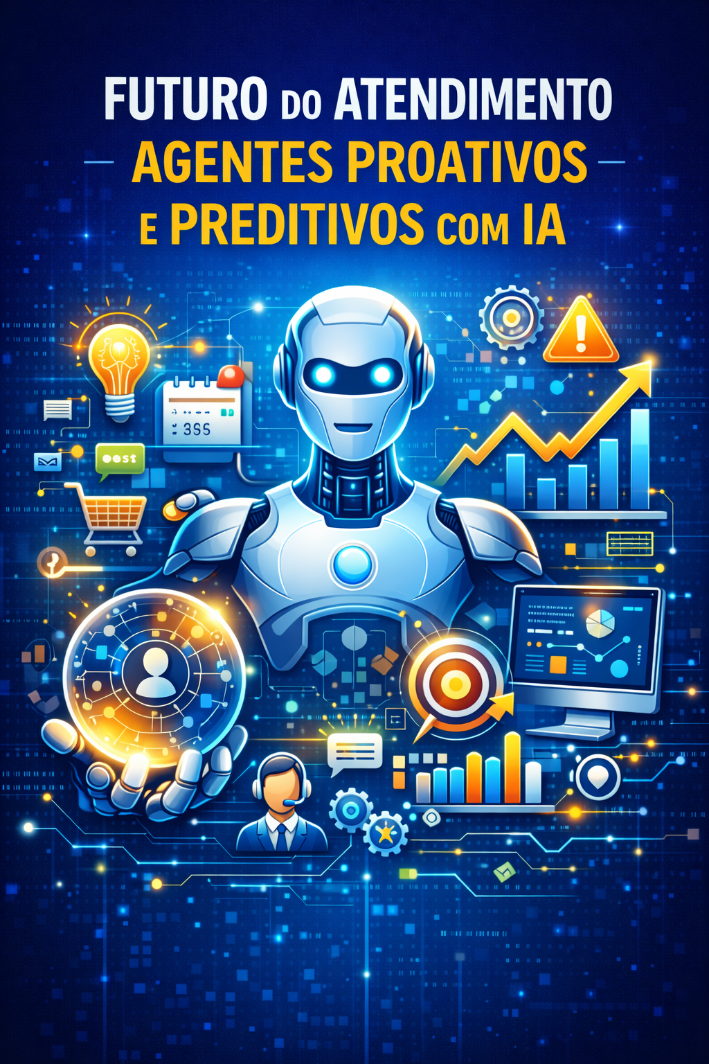 Futuro do atendimento: agentes proativos e preditivos com IA