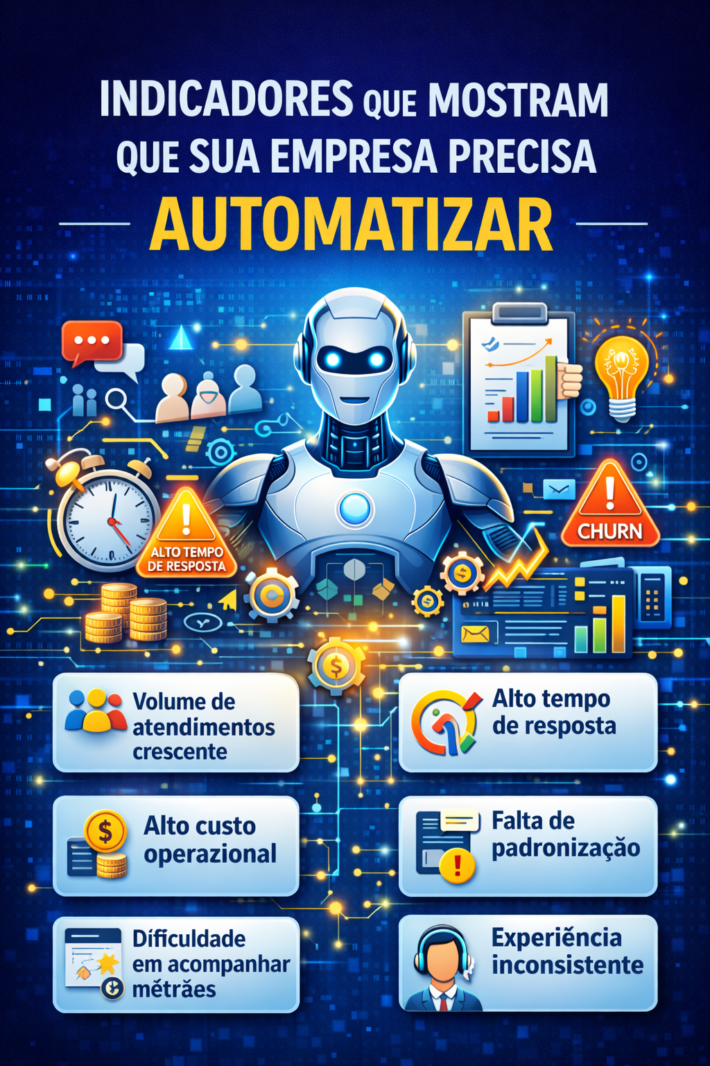 Indicadores que mostram que sua empresa precisa automatizar