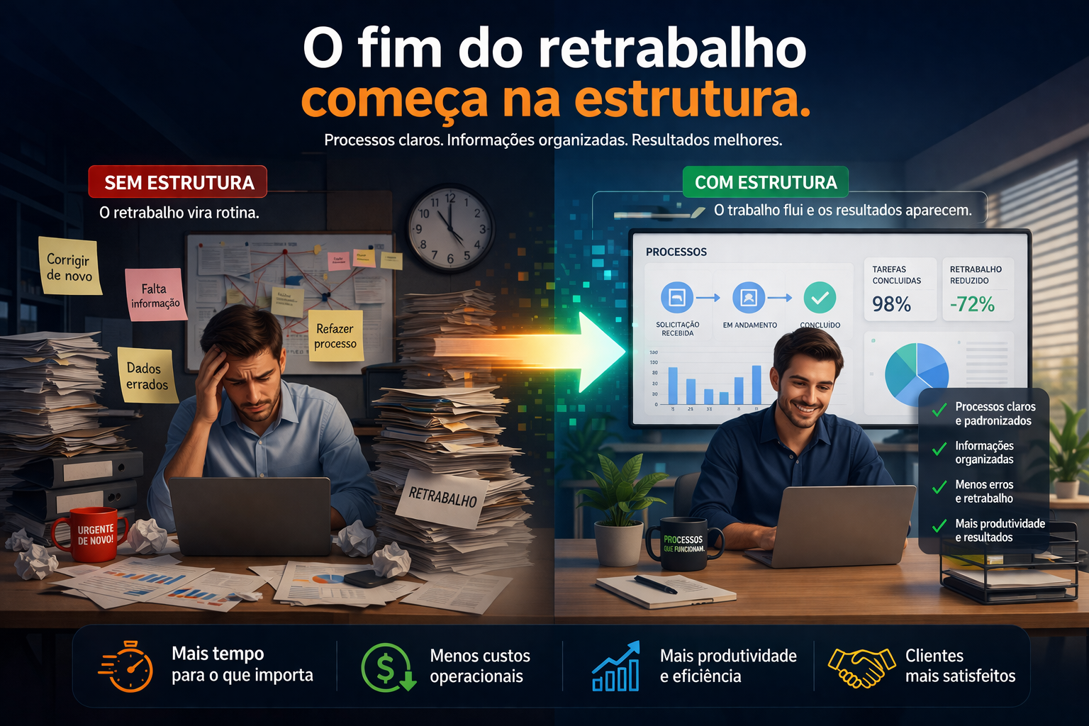Como acabar com o retrabalho nas empresas