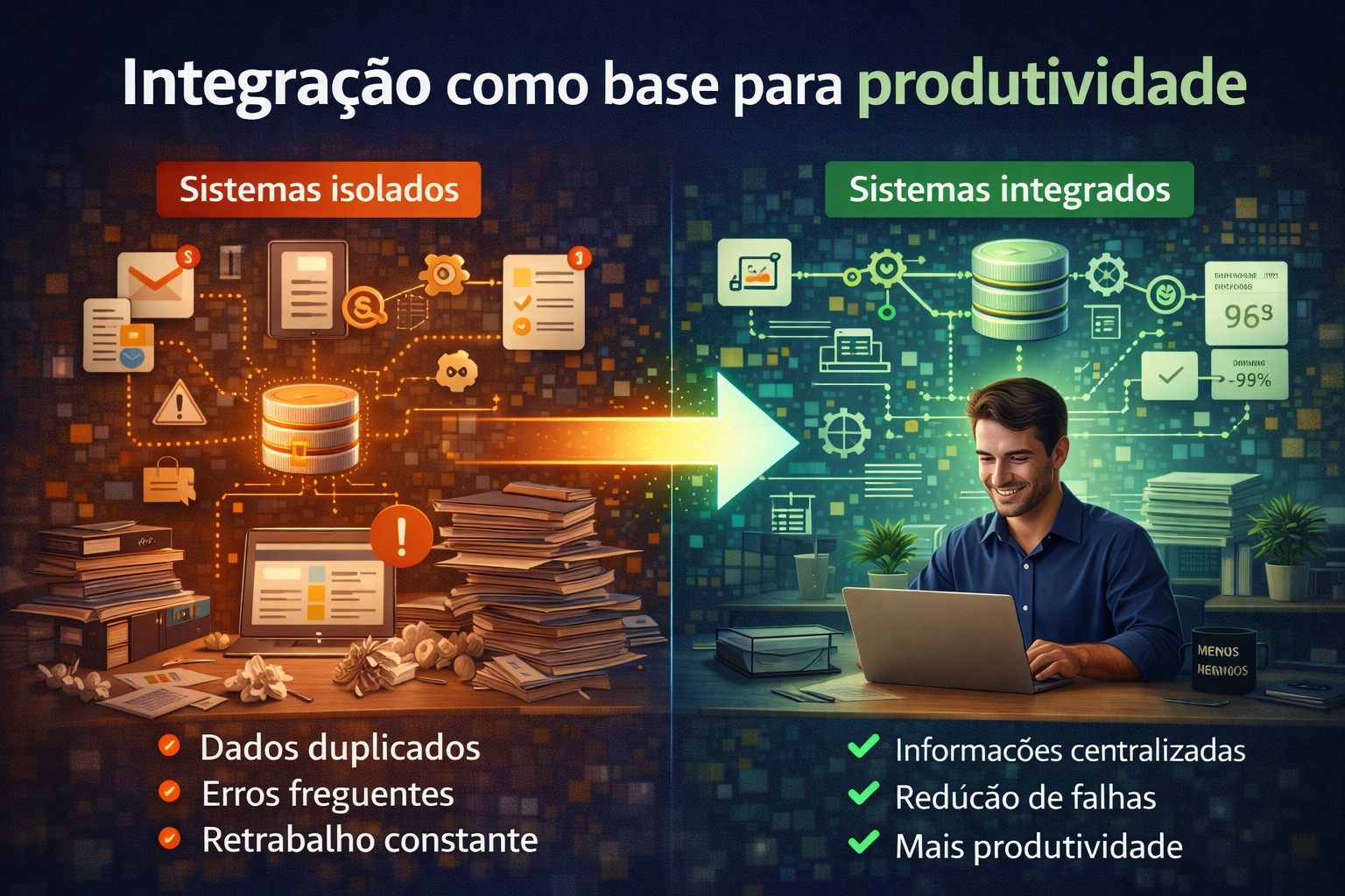 Integração de sistemas como base para produtividade
